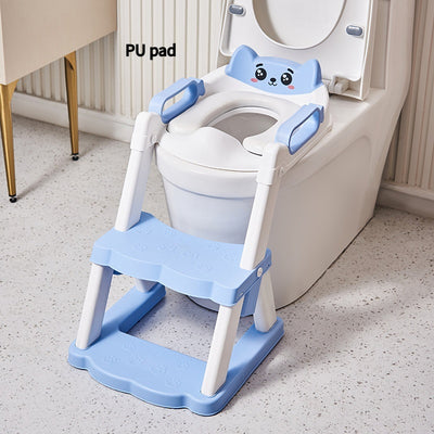 Escalera de Baño Infantil con Asiento de Inodoro y Reposapiés - Image 9