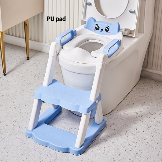 Escalera de Baño Infantil con Asiento de Inodoro y Reposapiés - Image 9