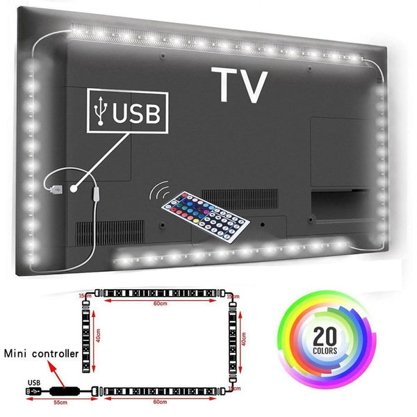 Tira LED Inteligente con Control Remoto y Cambio de Colores