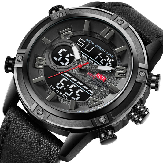 Reloj Deportivo de Lujo KAT-WACH para Hombre - Resistente al Agua con Esfera Luminosa