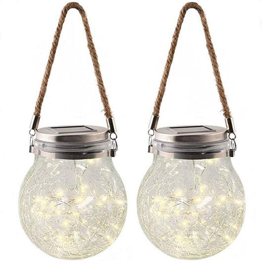 Lámpara Colgante Solar con Diseño de Bola Agrietada - Image 21