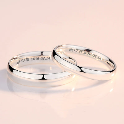 Anillo Ajustable Chapado en Platino y Plata Fina - Image 3
