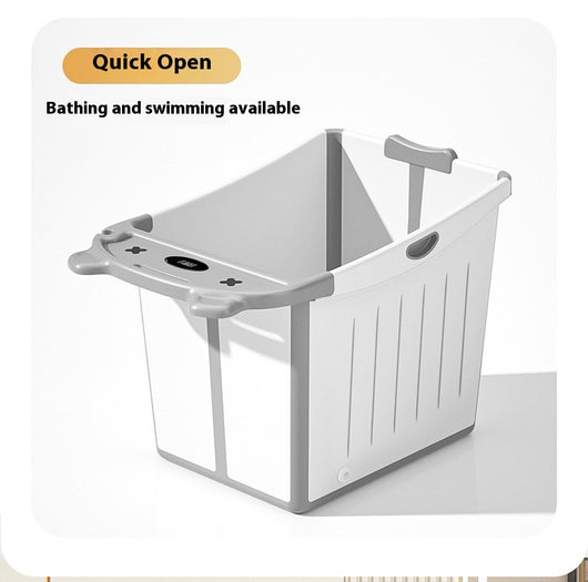 Bañera Plegable Infantil Grande con Refuerzo de Grosor - Image 17
