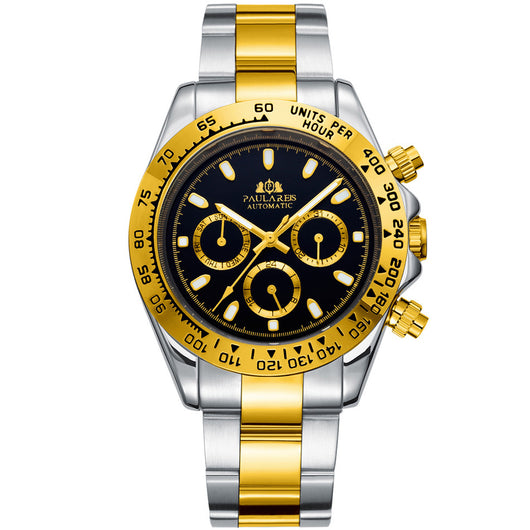 Reloj Automático Mecánico Multifunción Luminoso Azul Hielo para Hombre - Image 14