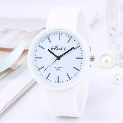 Reloj de Cuarzo Impermeable para Mujer con Diseño Jelly
