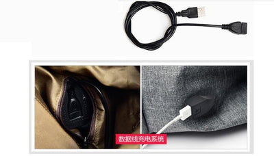 Mochila Inteligente con Carga USB para Laptop - Diseño Moderno Unisex - Image 10