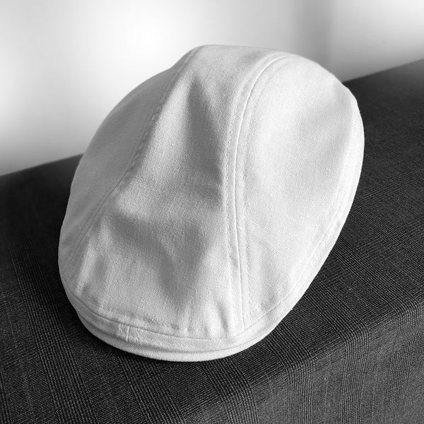 Boina Vintage de Lino Transpirable con Visera - Unisex Primavera Verano