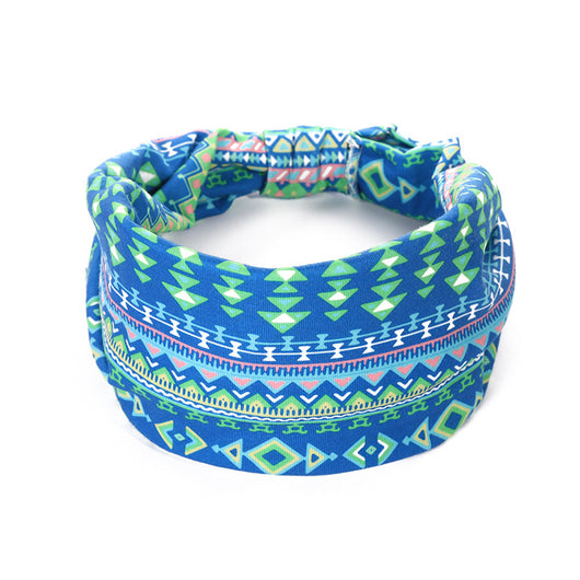 Banda Elástica Estampado Africano para Cabello - Diadema Deportiva Ancha Mujer Yoga - Image 10