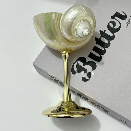Copa Caracola de Metal Estilo Europeo Retro - Image 7