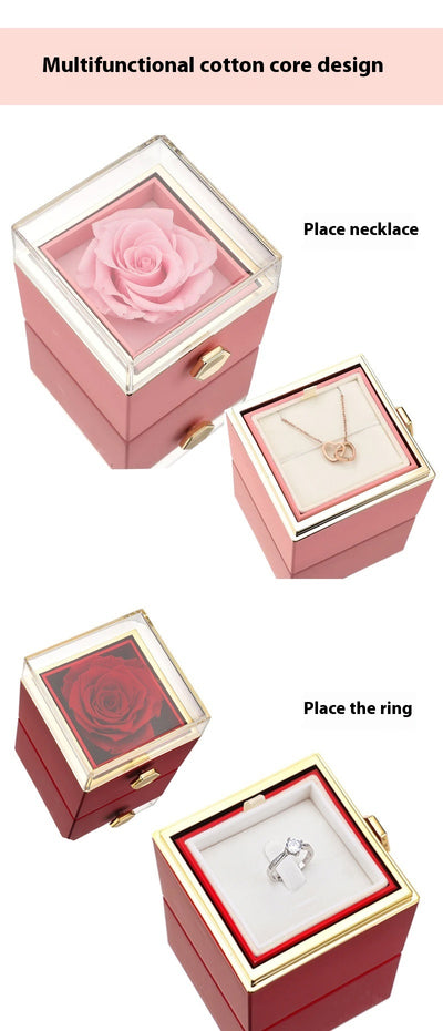 Joyero Giratorio de Rosa con Collar - Image 19