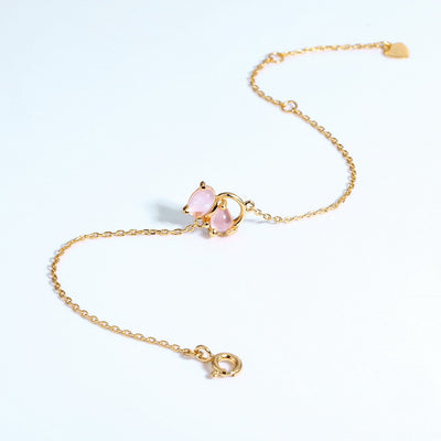 Pulsera de Gato Minimalista para Mujer
