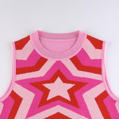 Chaleco de Lana Slim con Cuello Redondo y Detalles en Contraste - Image 19