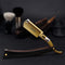 Navaja de Afeitar Vintage Acero Inoxidable para Barbería Profesional
