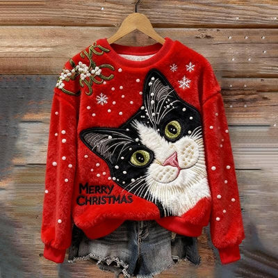 Sudadera Cuello Redondo con Pelaje Sintético para Otoño e Invierno - Image 17