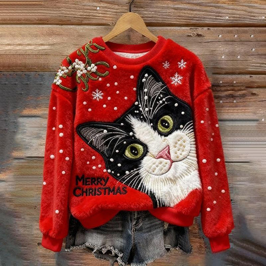 Sudadera Cuello Redondo con Pelaje Sintético para Otoño e Invierno - Image 17