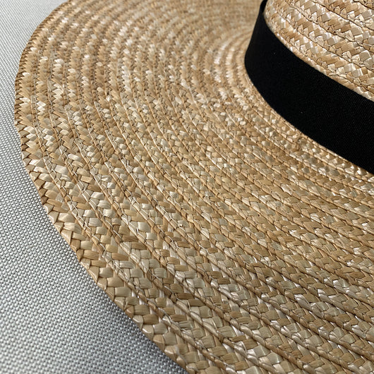 Sombrero de Paja para Mujer con Ala Extra Grande Protección Solar Verano - Image 3