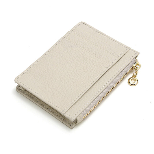 Billetera Compacta de Cuero para Mujer con Monedero Cremallera - Image 2
