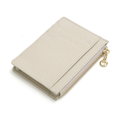 Billetera Compacta de Cuero para Mujer con Monedero Cremallera - Image 2