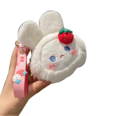 Monedero Peluche Adorable con Llavero Cartoon para Mochila Escolar - Image 3