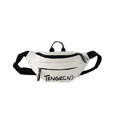 Bolsa Pecho Hombre Estilo Japonés Crossbody Deportiva con Compartimentos Cargo - Image 6
