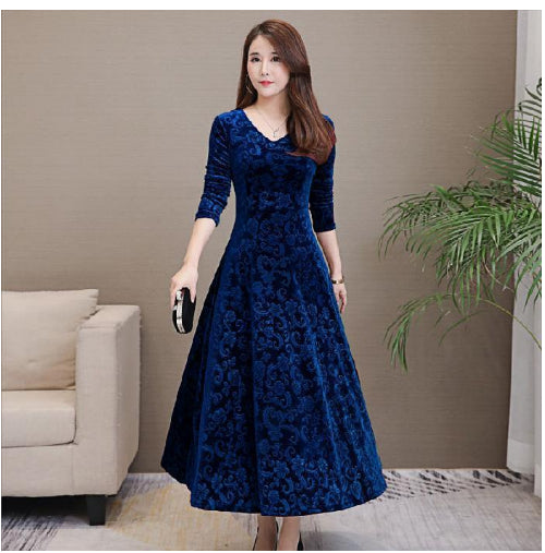 Vestido Elegante Ajustado con Manga Larga y Textura Grabada - Image 6