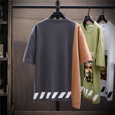 Camiseta Hombre Manga Corta Verano Casual Suelta Cuello Redondo - Image 3