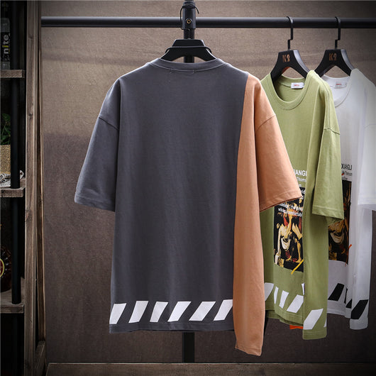 Camiseta Hombre Manga Corta Verano Casual Suelta Cuello Redondo - Image 3