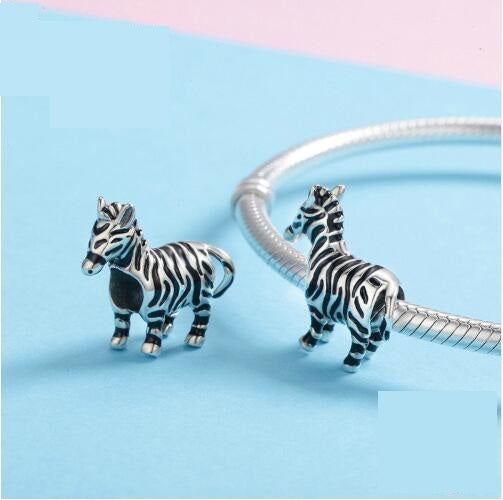 Pulsera Plata Esterlina 925 con Cebra Adorable - Joyería Femenina Elegante - Image 3