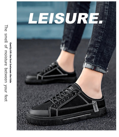 Tenis Casuales Versátiles para Hombre sin Talón de Lona - Image 24