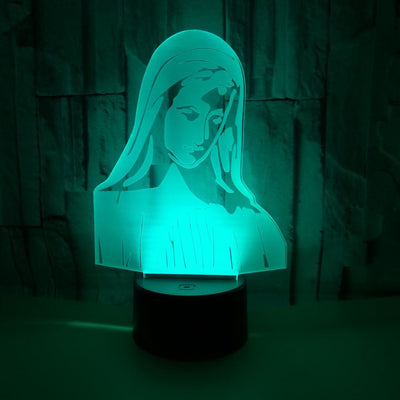 Lámpara LED 3D Táctil USB para Niños - Luz Nocturna Infantil - Image 9