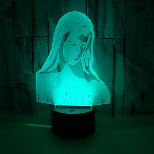 Lámpara LED 3D Táctil USB para Niños - Luz Nocturna Infantil - Image 9