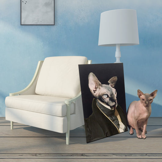 Retrato Personalizado de Mascota en Lienzo - Arte Nórdico para Pared - Image 32