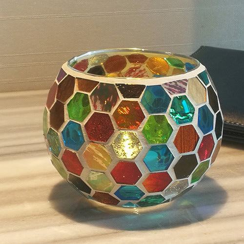 Portavelas de Vidrio Mosaico - Image 6