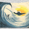 Tapiz de Playa Estilo Surf