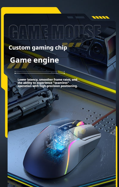 Ratón Gaming Profesional Alámbrico Universal - Image 13
