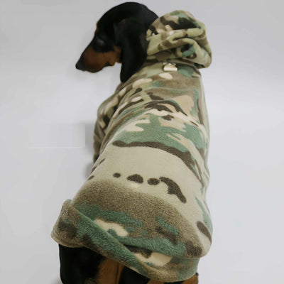 Sudadera con Capucha Acolchada de Terciopelo Reversible para Mascotas - Image 4
