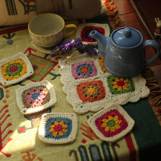 Posavasos Artesanal Estilo Pastoral Europeo - Diseño Creativo - Image 3