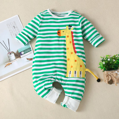 Pijama Enterizo Navideño para Bebé y Niños con Diseño de Reno