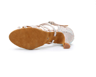 Zapatos de Baile Latino Diamond para Mujer - Suela Suave y Flexible - Image 4