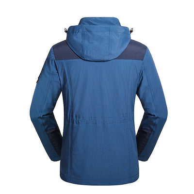 Chaqueta de Esquí para Hombre Impermeable Térmica Softshell Resistente al Viento - Image 5