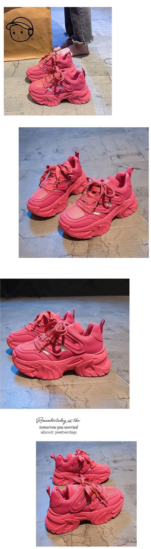 Zapatillas Deportivas Casuales con Plataforma Elevadora para Mujer - Image 17