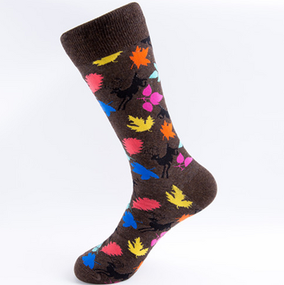 Calcetines de Skateboarding Personalidad Urbana Serie Bosque para Hombre - Image 10