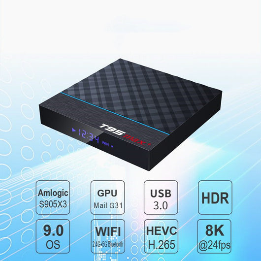 Reproductor Multimedia Smart TV T95 Max Plus - Procesador Quad Core Android 9.0 - Image 5