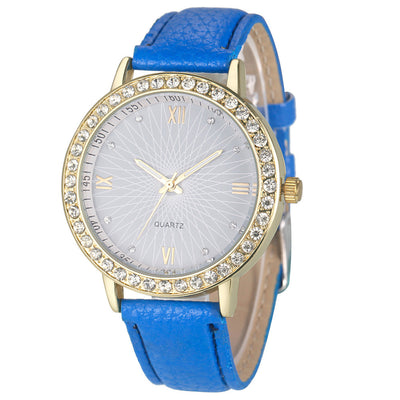 Reloj de Mujer Cara de Sol con Cuarzo y Detalles de Diamantes - Image 7