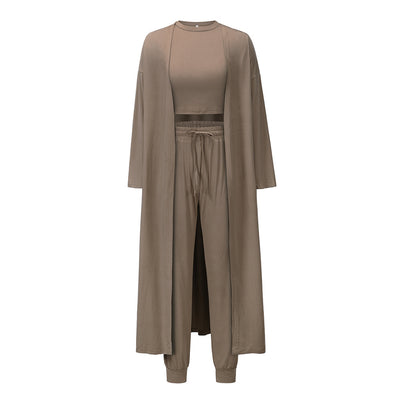 Conjunto Deportivo Mujer: Chaleco Tejido Slim Fit y Pantalón Temperamento - Image 8