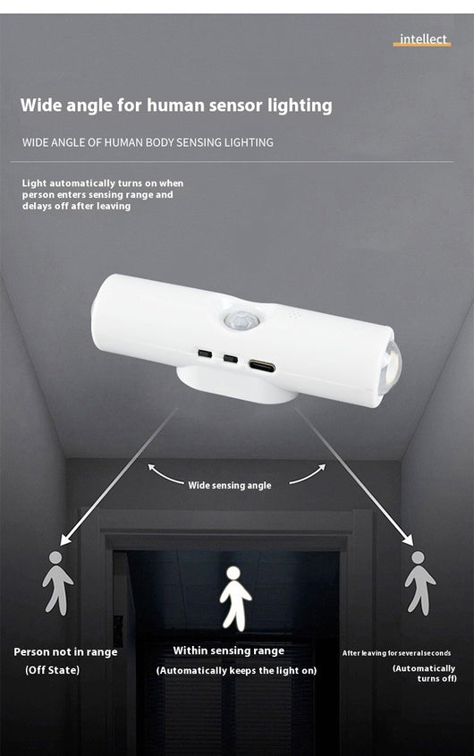 Lámpara Nocturna Inteligente con Sensor de Movimiento y Carga Magnética - Image 10