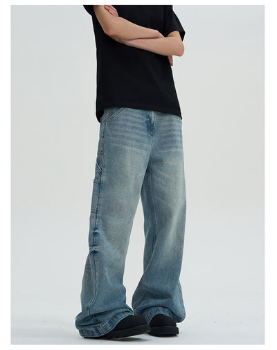 Jeans Lavados Rectos Oversize de Pierna Ancha - Image 14