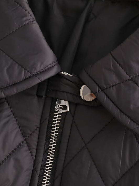 Abrigo Acolchado de Algodón con Cinturón Ajustable - Image 13