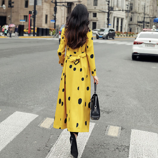 Abrigo Elegante Estilo Coreano Hasta la Rodilla - Image 4