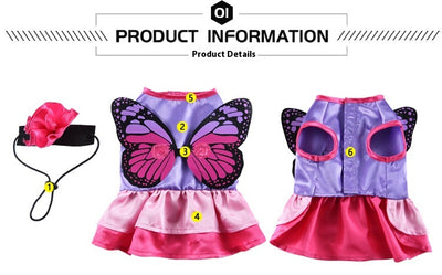 Disfraz de Mariposa para Perros - Ropa Divertida para Fiestas y Festivales - Image 28